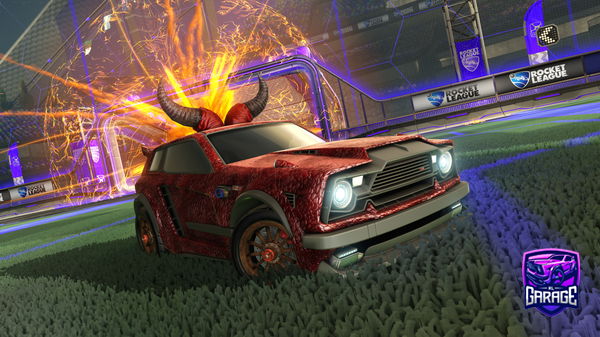 A Rocket League car design from Linehaltt