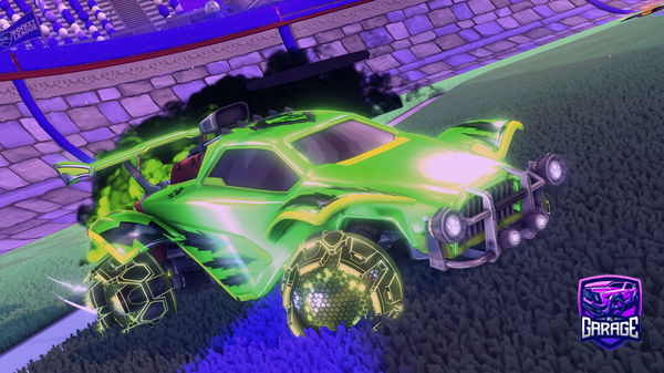 A Rocket League car design from burntsienna