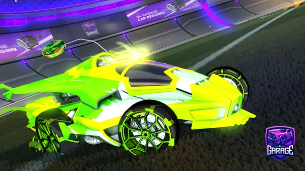 A Rocket League car design from spezridr