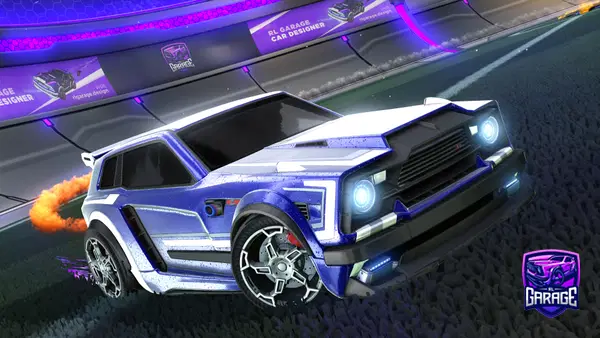 A Rocket League car design from Warpcreator