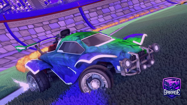 A Rocket League car design from Freedom084