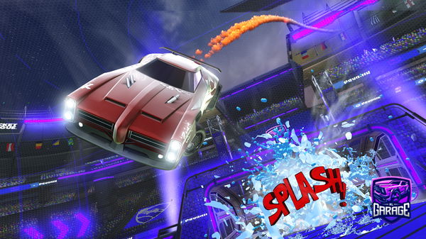 A Rocket League car design from RaccoonsYum