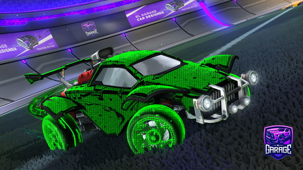 A Rocket League car design from CatchABootyGang