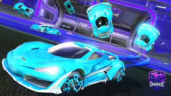 A Rocket League car design from IndigoPixel5