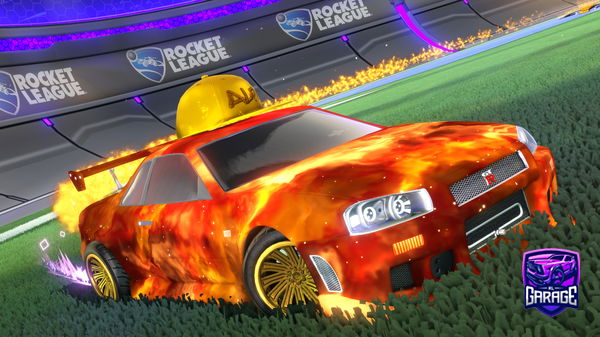 A Rocket League car design from bedpaq