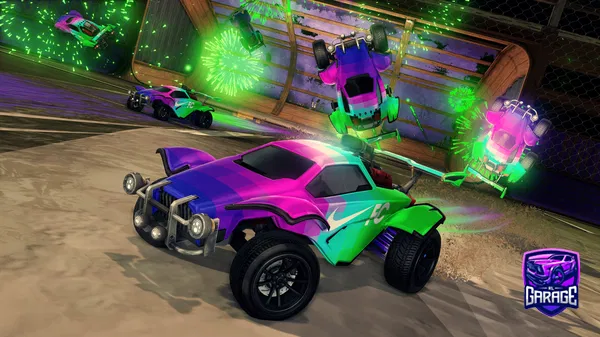 A Rocket League car design from Rundxwn