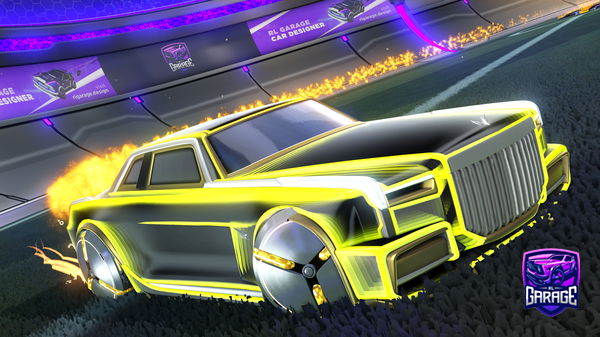 A Rocket League car design from HighOctane101