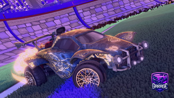 A Rocket League car design from Ginogracia
