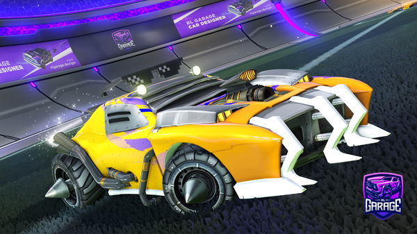 A Rocket League car design from Dxrkrl1