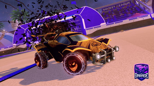 A Rocket League car design from Mackandjatty