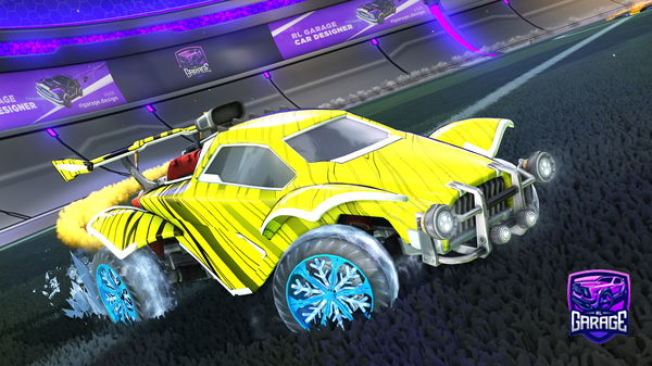 A Rocket League car design from matsadonna