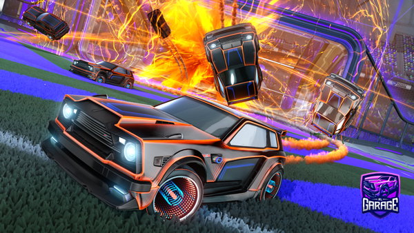 A Rocket League car design from Noodle_