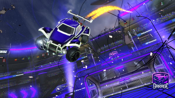 A Rocket League car design from Cvjk