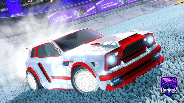 A Rocket League car design from vanskamx