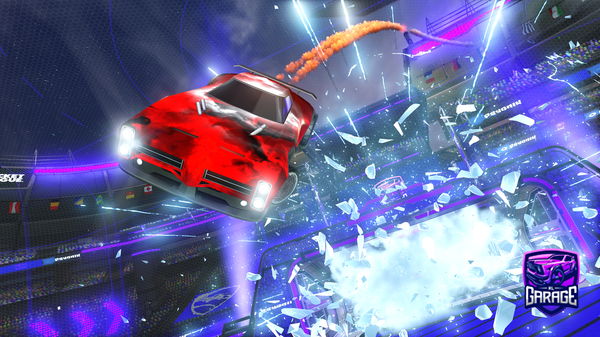 A Rocket League car design from OnajlikizHR