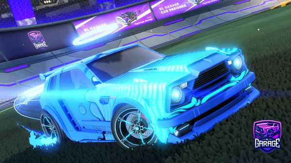 A Rocket League car design from DWhitty