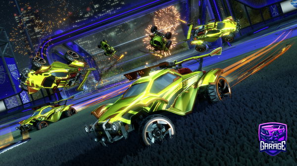 A Rocket League car design from SToMPDoWNKiLLAinc