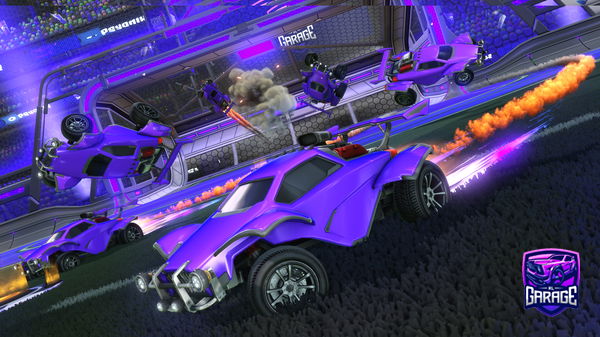 A Rocket League car design from DUDEisback