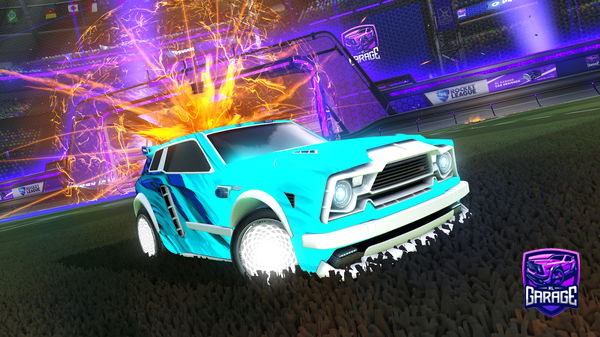 A Rocket League car design from Mz092