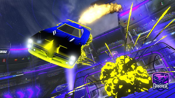 A Rocket League car design from MSereSM