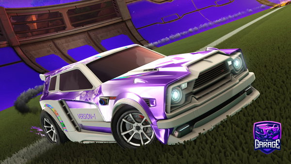 A Rocket League car design from Polka