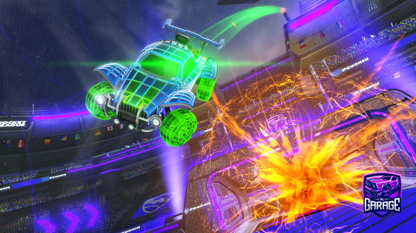 A Rocket League car design from saltypeippo