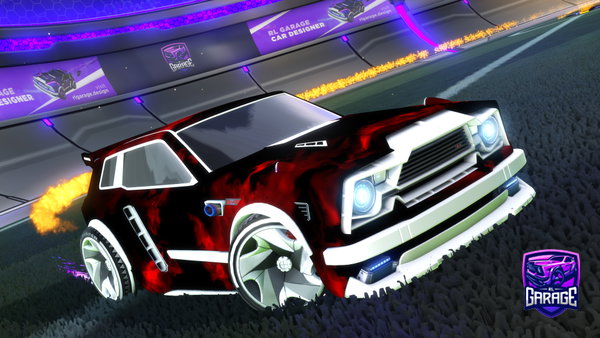 A Rocket League car design from Zacdfox