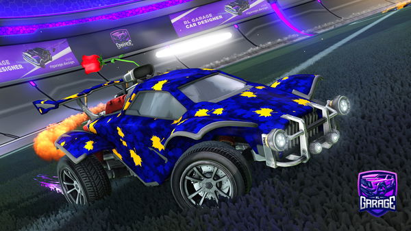 A Rocket League car design from Jazz09