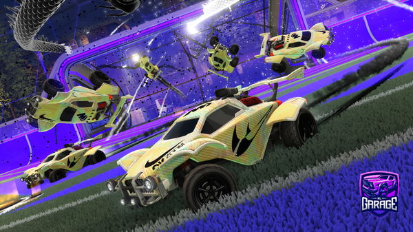 A Rocket League car design from Vey_RL