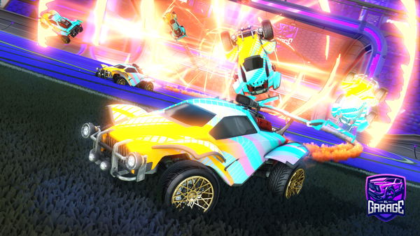 A Rocket League car design from Nickiterier7