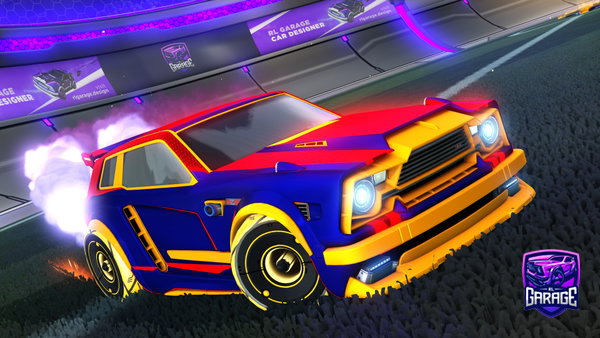 A Rocket League car design from crusty-towel