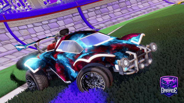 A Rocket League car design from vroofy