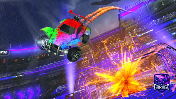 A Rocket League car design from Dundi