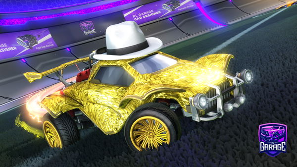 A Rocket League car design from Dxrk_On144Hz