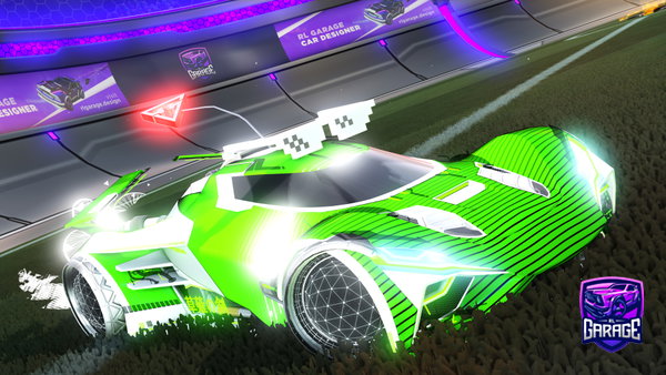 A Rocket League car design from Michwave464