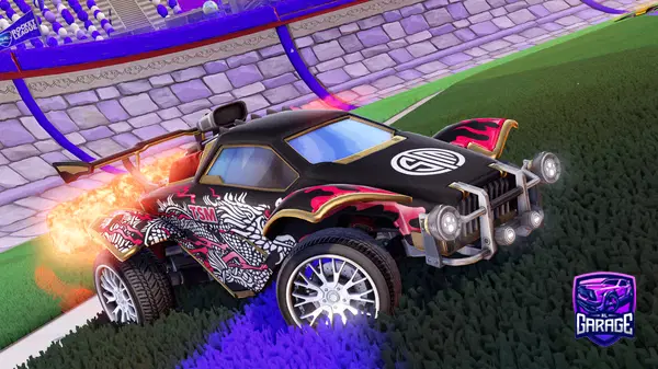 A Rocket League car design from zhgcv