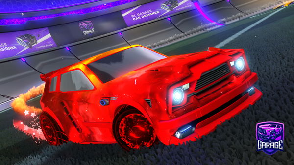 A Rocket League car design from artinus
