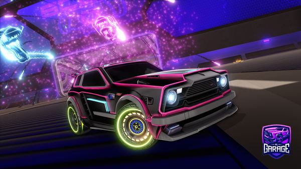 A Rocket League car design from scoobmutt