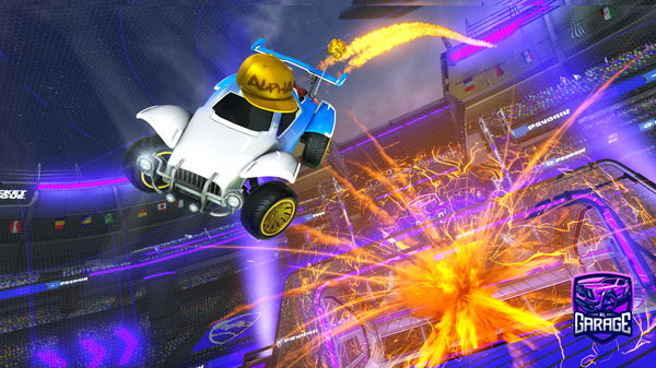 A Rocket League car design from Drxpz24