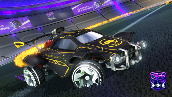 A Rocket League car design from SUPERS0NIC