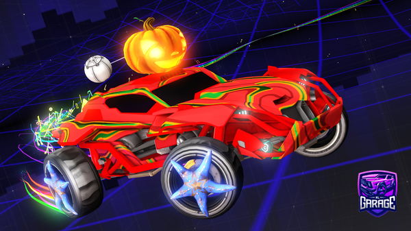 A Rocket League car design from urfavoritetrader