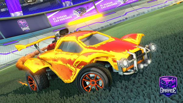 A Rocket League car design from ItsCat_RL