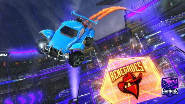 A Rocket League car design from Penguin_TTT