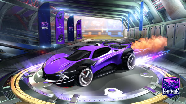 A Rocket League car design from davoetsieisvoetsie