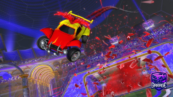 A Rocket League car design from Alxxe_le