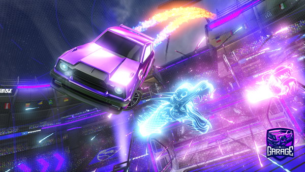 A Rocket League car design from 9x4