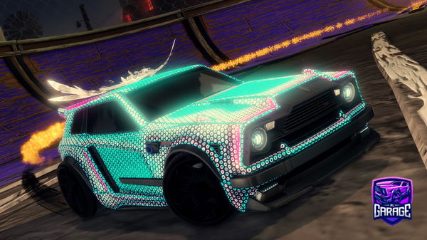 A Rocket League car design from MessiIsBlack