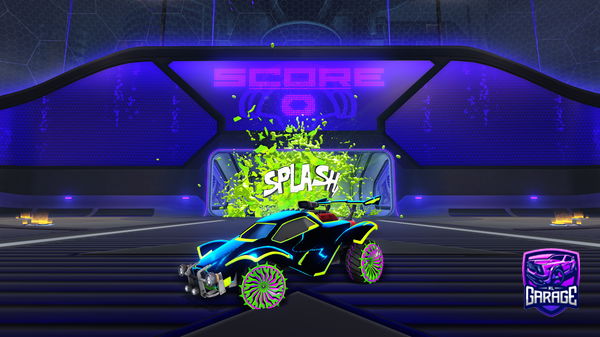 A Rocket League car design from hshw