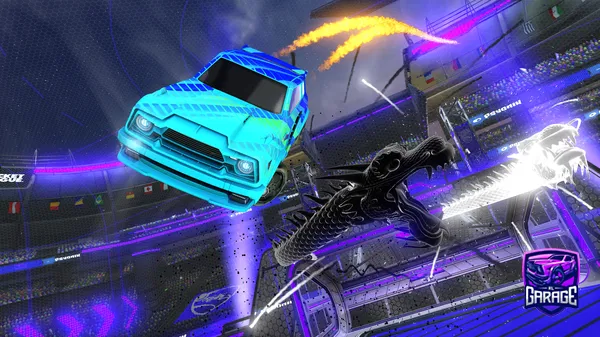 A Rocket League car design from Board