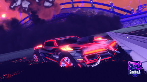 A Rocket League car design from HarryonLSD2534